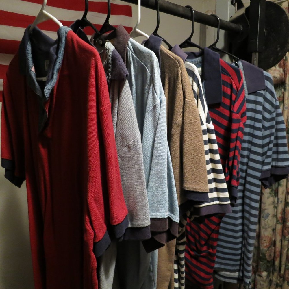 7 LL Bean Casco Bay Polo Shirts Mens Large